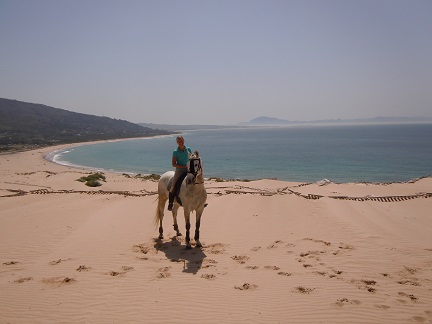 Tarifa - Spanien mit dem Blick nach Marokko